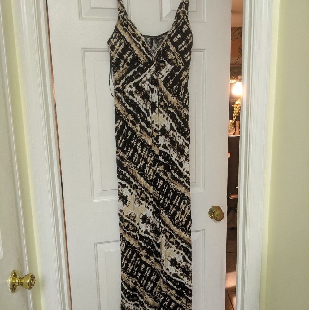 Tie dye maxi dress